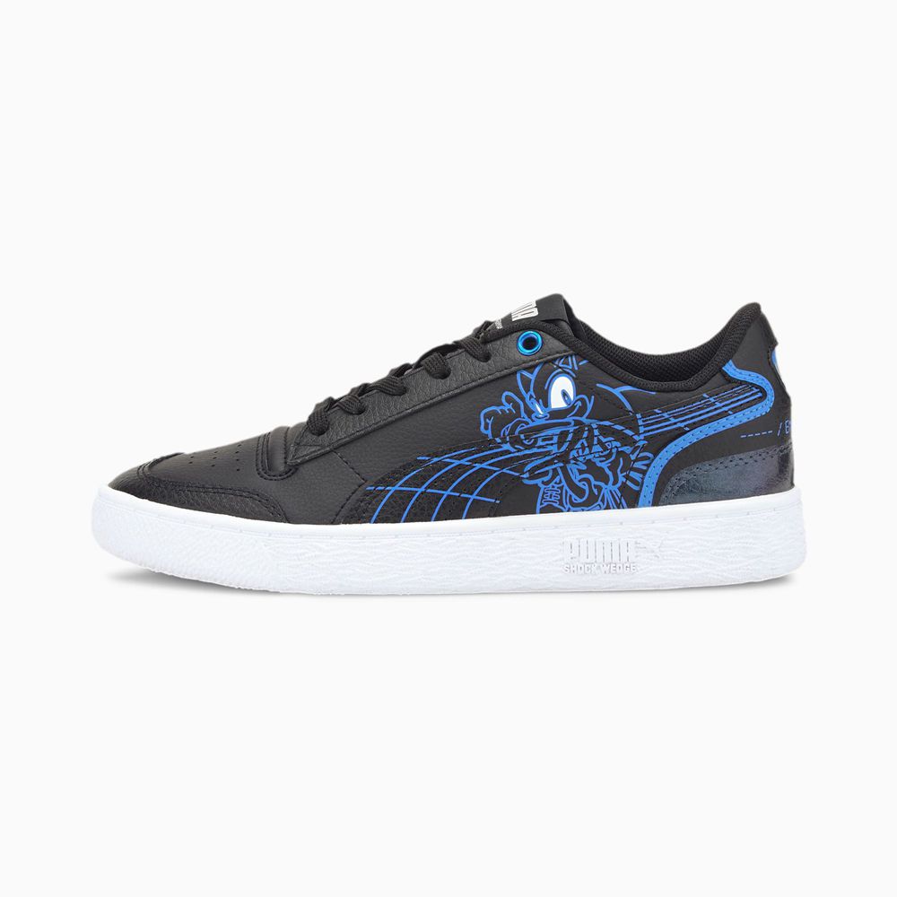 Puma x SEGA Ralph Sampson Fiú Sportcipő - Fekete/Kék ( Hungary - VDBIG0392 )